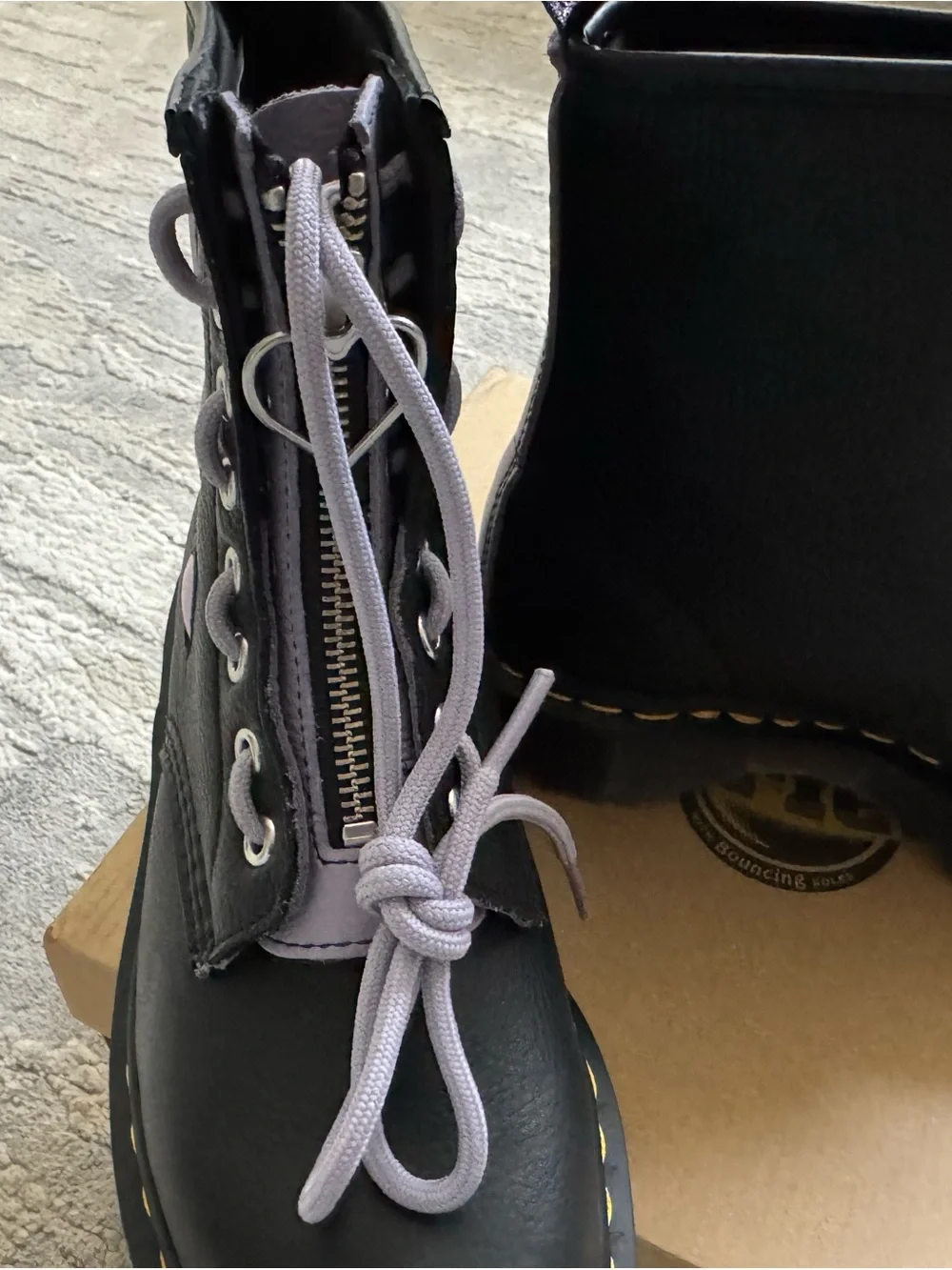 Dr. Martens limited edition, discontinued, lace, Up heart boots size 6